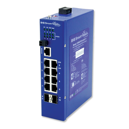 BB-ESWGP506-2SFP-T - Ethernet Managed 4-port PoE+ 2SFP, Wide Temp - 研华